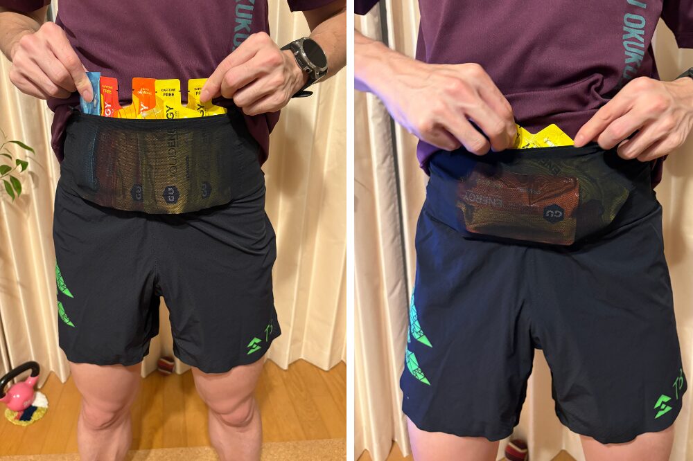 T8 Ultra Sherpa Shorts3 収納