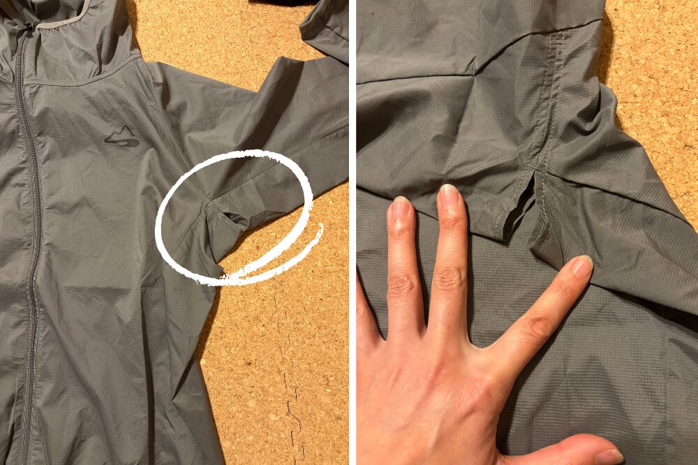 オニオンフーディ　脇ベント